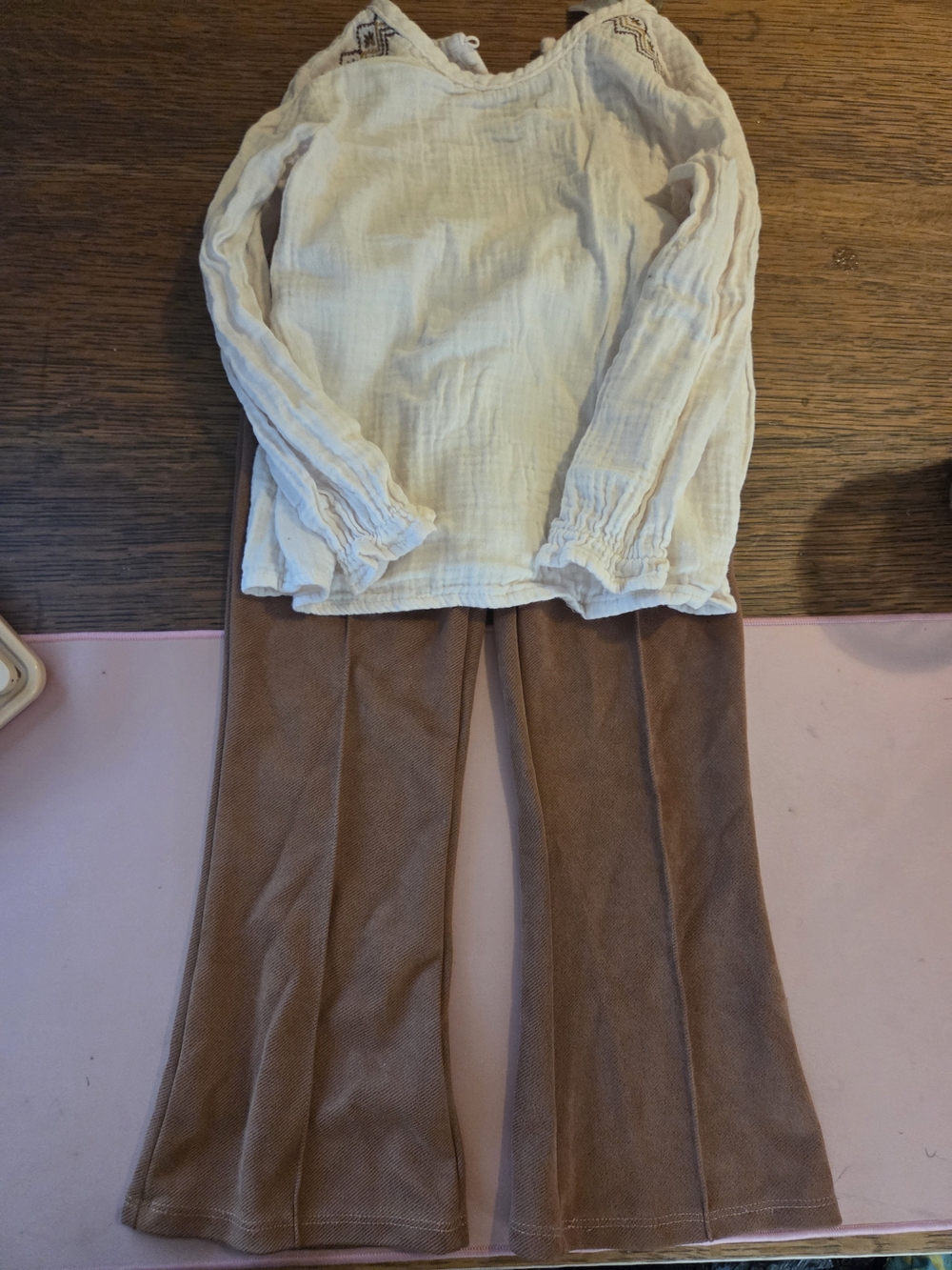 Sincerely Jules Cream Gauze Top